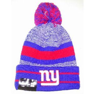 🏈🆕 NEW YORK GIANTS ROYAL BLUE STRIPED CUFF KNIT HAT